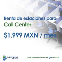Renta de Estaciones para operación propia desde $1,999 MXN / mes. 